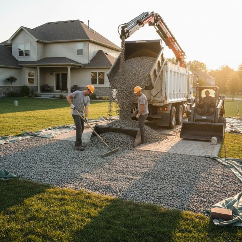Our team working on Concrete Installation projects in Livingston County, MI