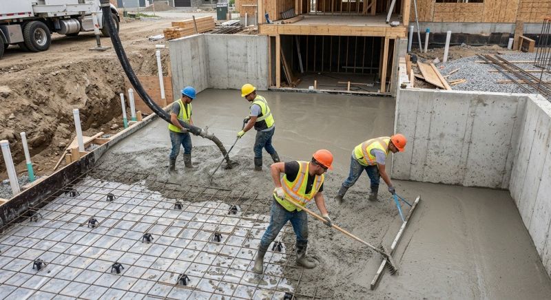 Basement Concrete Pouring in Livingston County, MI