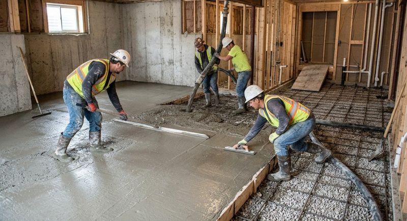 Basement Concrete Pouring in Livingston County, MI