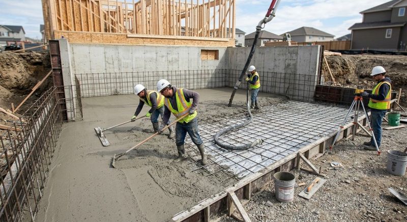 Basement Slab Installation in Livingston County, MI