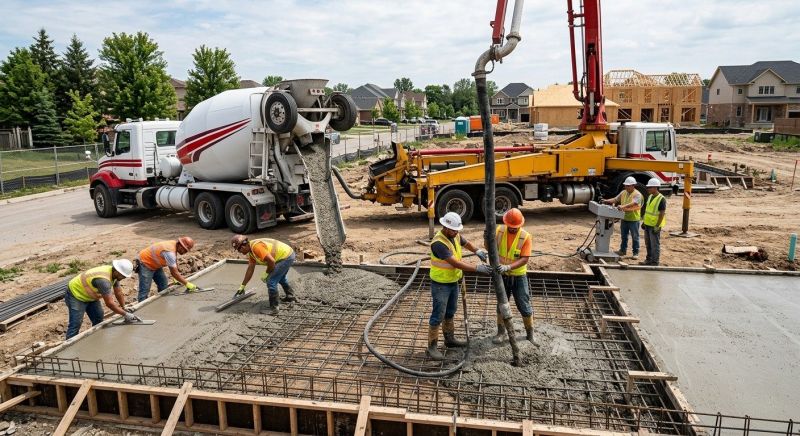 Cement Pouring Service in Livingston County, MI