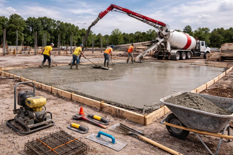 Commercial Slab Construction in Gregory, MI