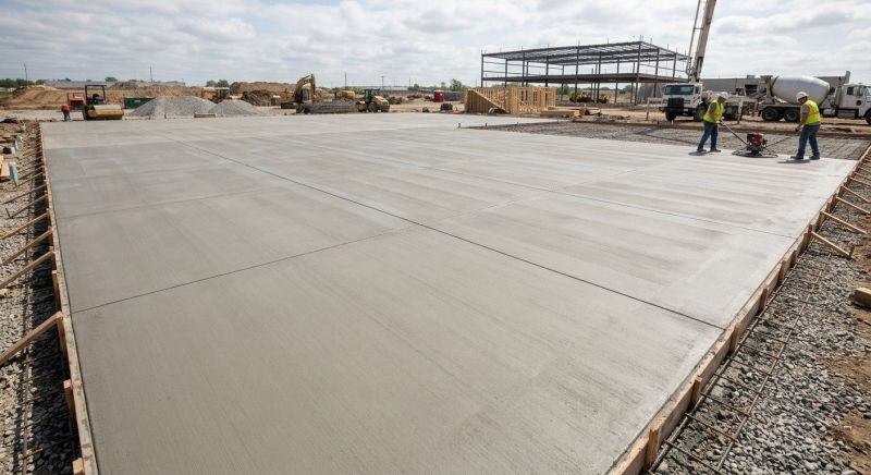 Commercial Slab Construction in Highland, MI