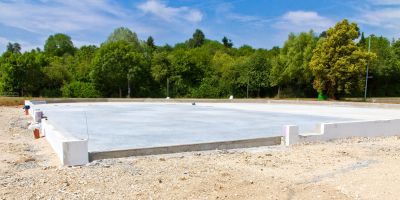 Commercial Slab Installation in Livingston County, MI