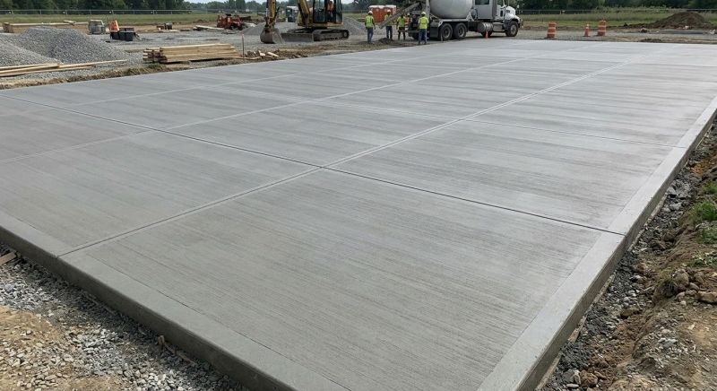 Commercial Slab Installation in Linden, MI