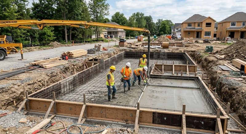 Foundation Construction in Swartz Creek, MI