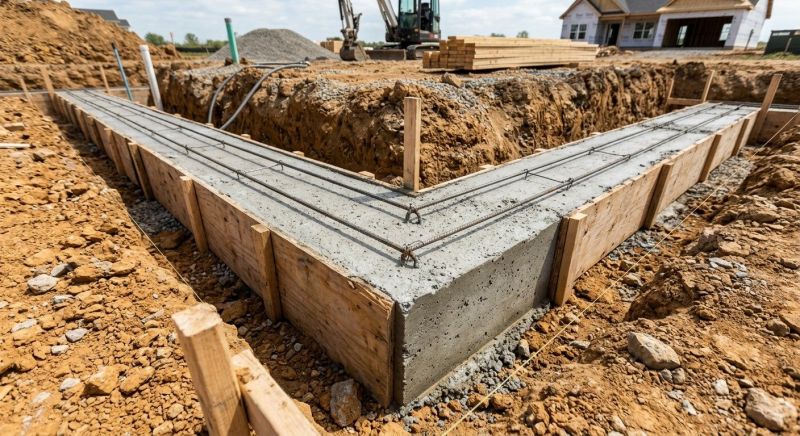 Foundation Footer Installation in Livingston County, MI