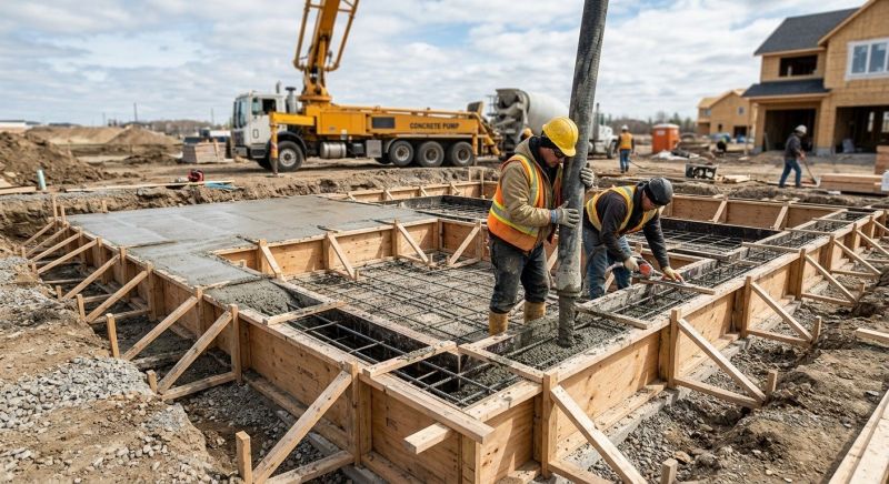 Foundation Wall Pouring in Ann Arbor, MI