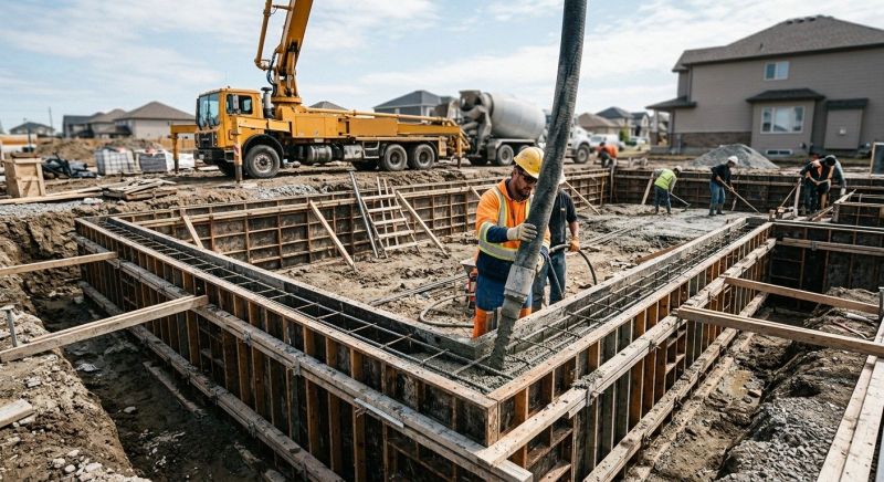Foundation Wall Pouring in Linden, MI