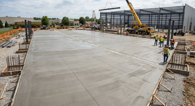 Commercial Slab Construction in Chelsea, MI